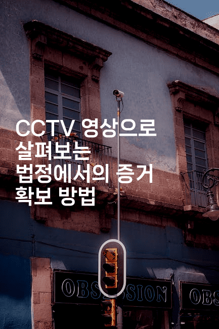 CCTV 영상으로 살펴보는 법정에서의 증거 확보 방법2-스릴링크