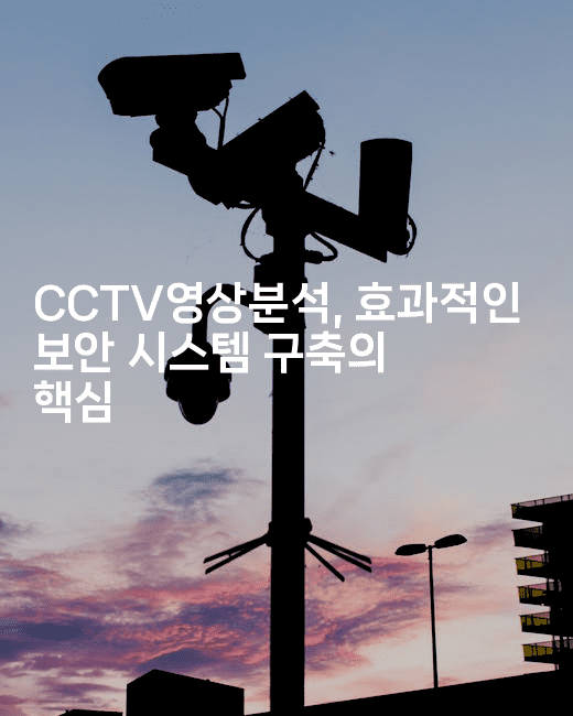 CCTV영상분석, 효과적인 보안 시스템 구축의 핵심-스릴링크