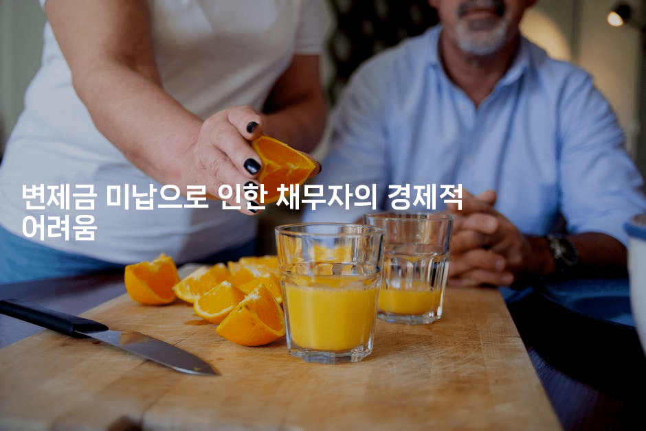 변제금 미납으로 인한 채무자의 경제적 어려움-스릴링크